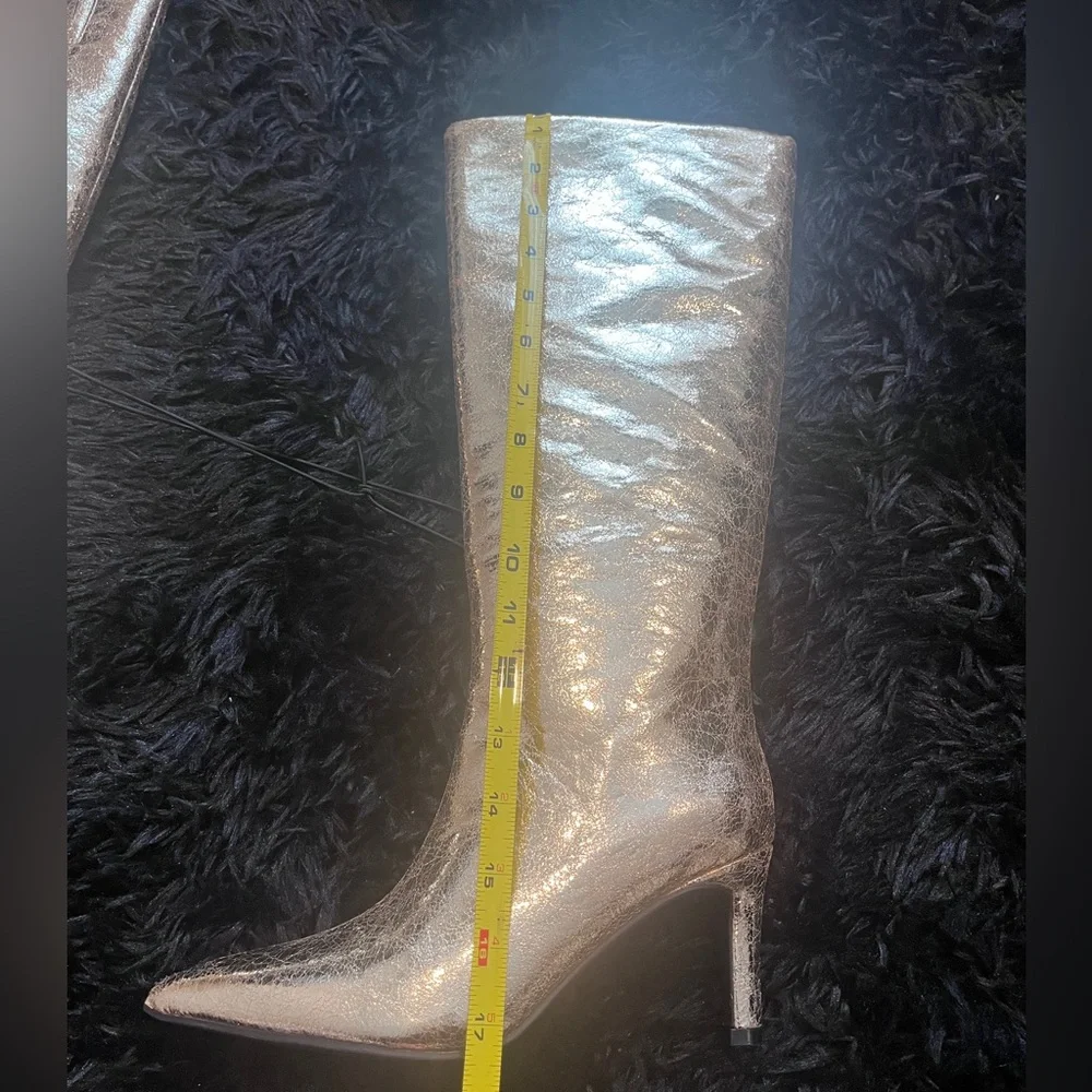 Worthington Gold Knee-High Boots Size 6 M - Picture 5 of 9